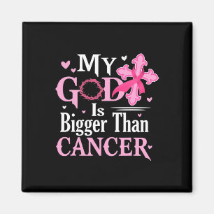 Gud är större än medvetenheten om cancer i bröstca magnet