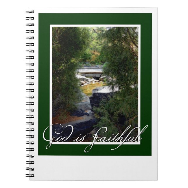 Gud är trofast anteckningsbok (Framsidan)
