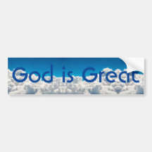 Gud är Underbar Bumper Sticker