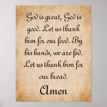 Gud är Underbar Mealtime Prayer