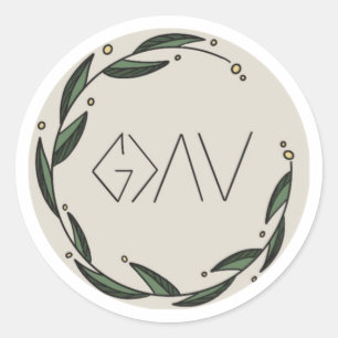 Gud är Underbarare än bergen och Valleys Runt Klistermärke