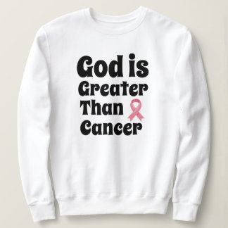 Gud är Underbarare än Cancer - inspirationell tro T Shirt