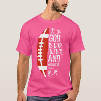 Gud är vår fridfulla styrka Psalm 461 Jesus Fotbal T Shirt