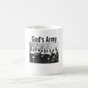 Gud armé kaffemugg