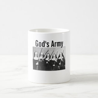 Gud armé kaffemugg