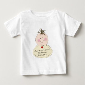 Gud åsiktbaby tee shirt