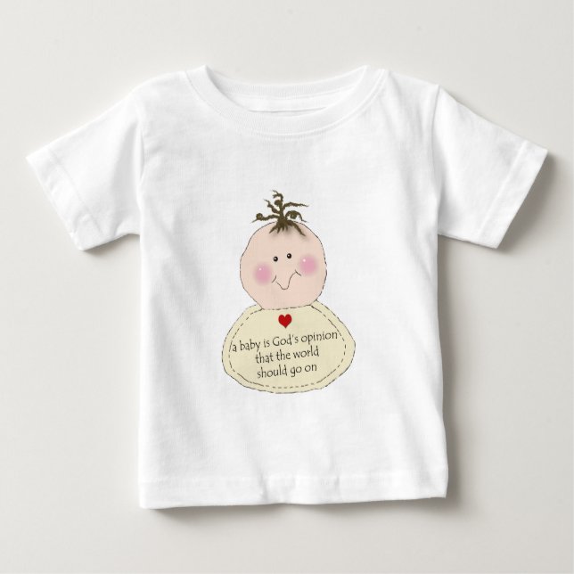 Gud åsiktbaby tee shirt (Framsida)