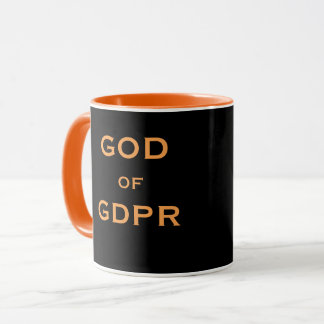 Gud av för specialistskämt för GDPR det Male namn Mugg