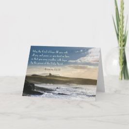 Gud av hopp, romer 15:13 Bible Verse, Irish Kusten Kort