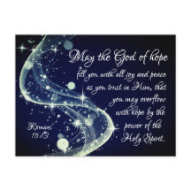 Gud av hopp, romer 15:13 Bible Verse