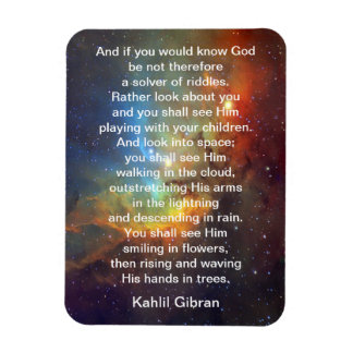 Gud av Kahlil Gibran Magnet