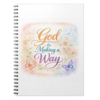 Gud banar en väg anteckningsbok