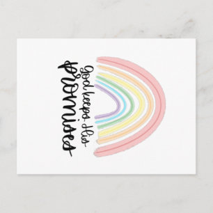 Gud Behållor hans löften om vykort