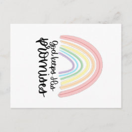 Gud Behållor hans löften om vykort