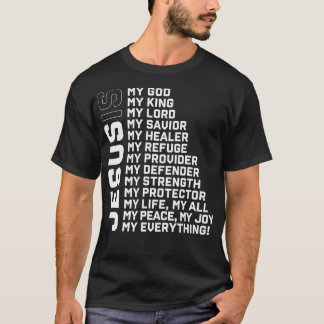 Gud Believer Gift Jesus Christian Jesus Defin T Shirt