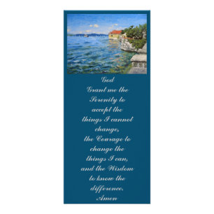 Gud Bevilja mig serenity att acceptera sak Reklamkort