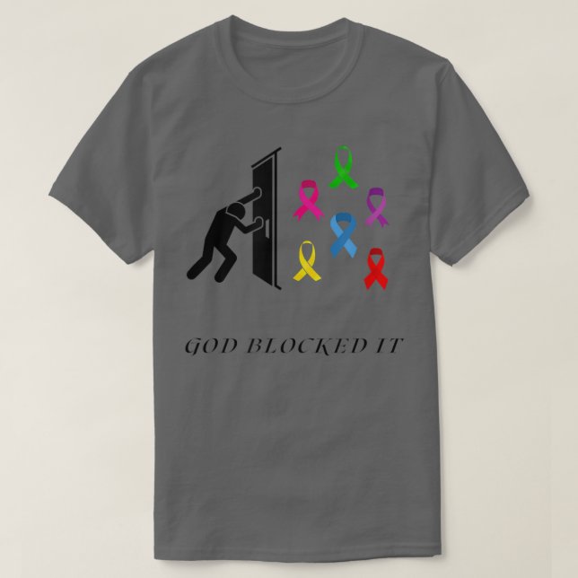 Gud blockerade det t shirt (Design framsida)