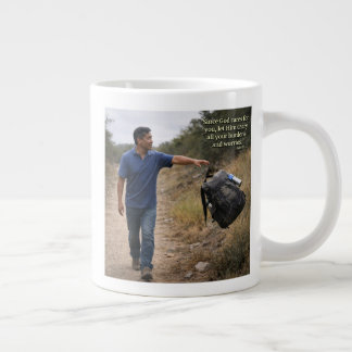 Gud bryr sig om dig jumbo mugg