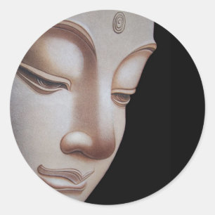 Gud Buddha Runt Klistermärke