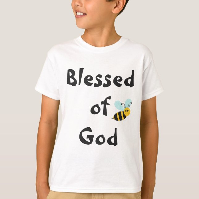 Gud Bumblebees välsignelse T Shirt (Framsida)