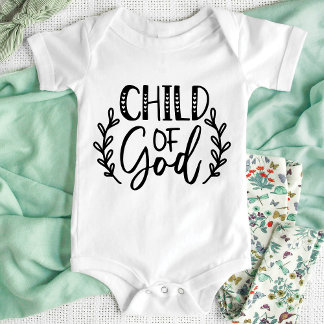 Gud Christian Baby Bodydräkt Kid Shirt T Shirt