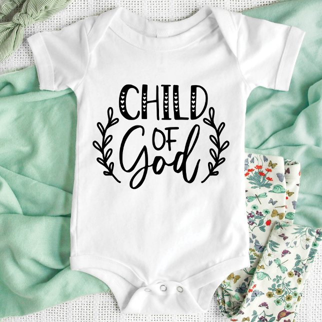 Gud Christian Baby Bodydräkt Kid Shirt T Shirt (Skapare uppladdad)
