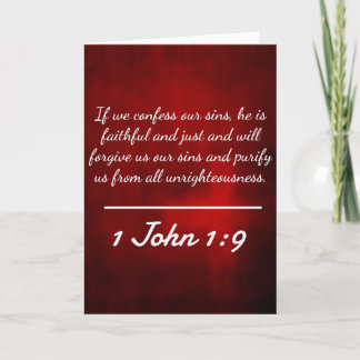 Gud citerar: 1 John 1:9 - "Confession and Forgiven Kort