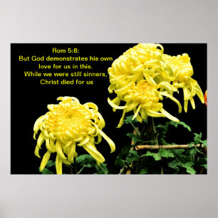 Gud demonstrerar sin egen kärlek poster