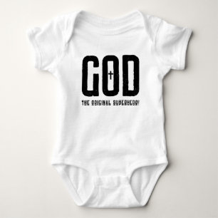 Gud, den ursprungliga superhjälten Biblical Kor T Shirt