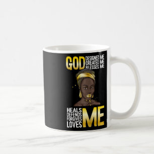 Gud Designad Me Black History Month Blm Melanin Ch Kaffemugg