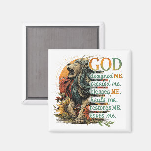 Gud Designade mig... Magnet