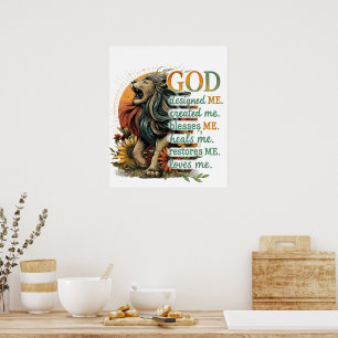 Gud Designade mig... Poster