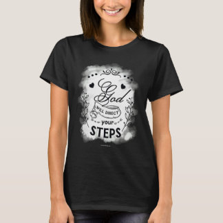 Gud Direct Steeps Christian Bible Verse Religiösa  T Shirt