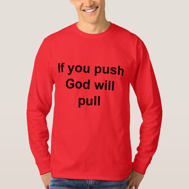 Gud drar. t shirt (Framsida)
