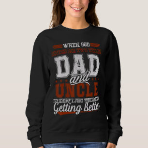 Gud Ed mig två Titles Pappa och farbror Fars dag T Shirt