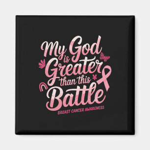 Gud Faith Bröstcancer medvetenhet Breast Cancer Aw Magnet