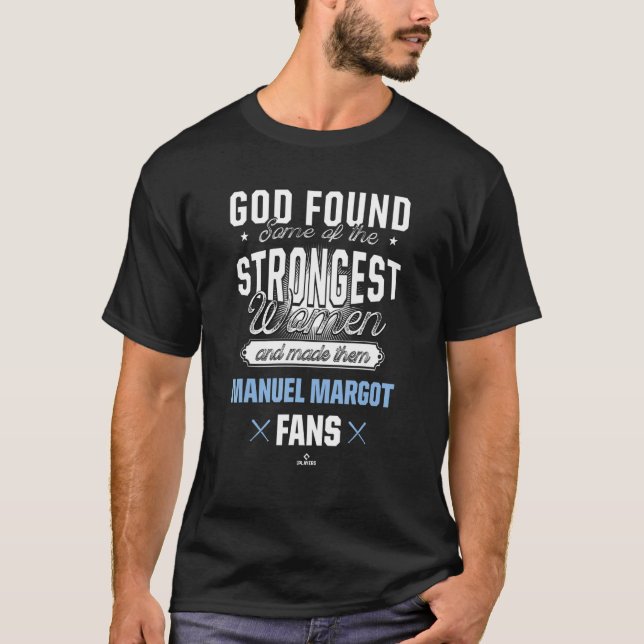 Gud fann den starkaste baskebollen Fläkt Manuel Ma T Shirt (Framsida)