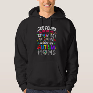 Gud fann någon starkast medvetenhet om kvinnoautis hoodie
