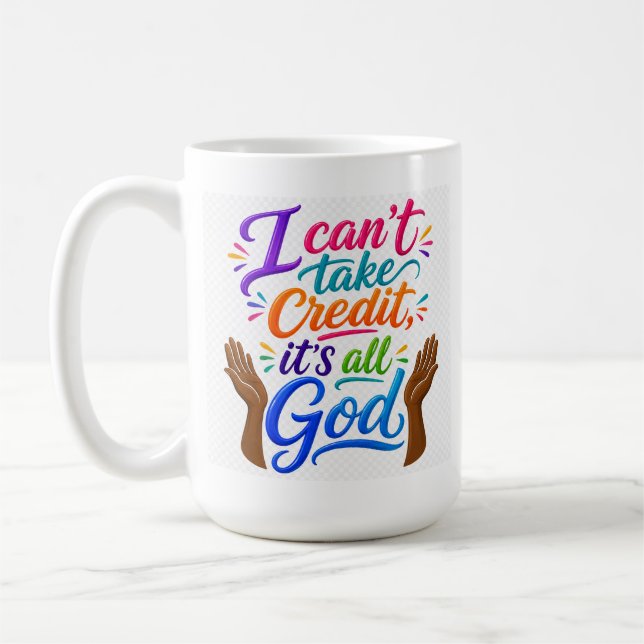 Gud får äran  kaffemugg (Vänster)