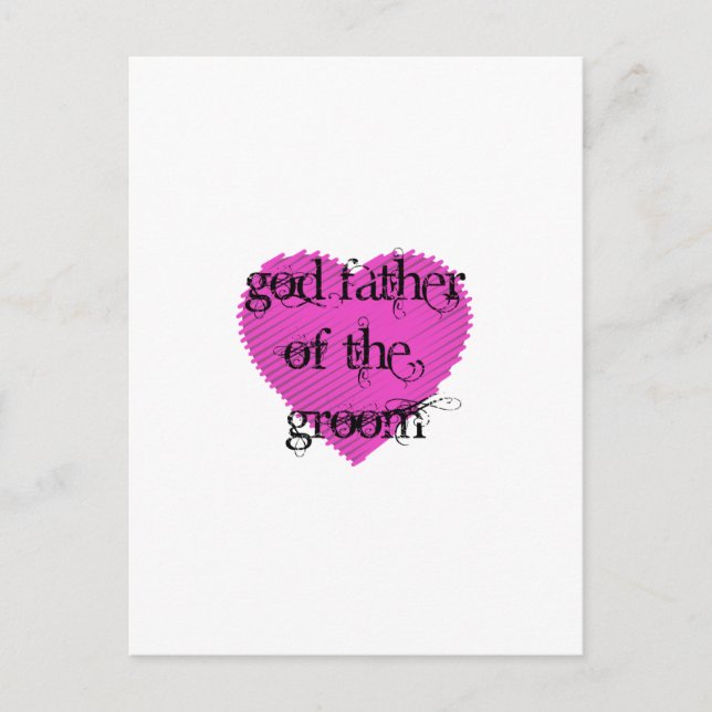 Gud Far i Groom Vykort (Framsida)