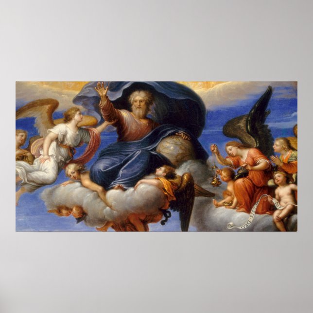 Gud Far - Pierre Mignard Fine Art-cirkel Poster (Framsidan)