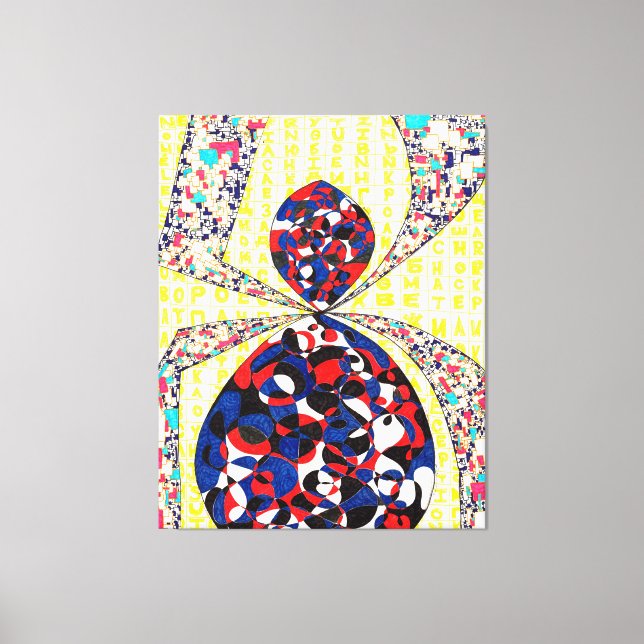 Gud finns i Detaljer nr 3 Canvastryck (Framsida)