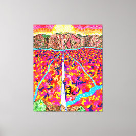 Gud finns i nummer 10 canvastryck