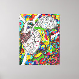 Gud finns i nummer 12 canvastryck