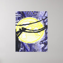 Gud finns i nummer 13 canvastryck