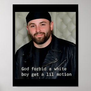 Gud förbjude att en vit pojke rör sig lite poster