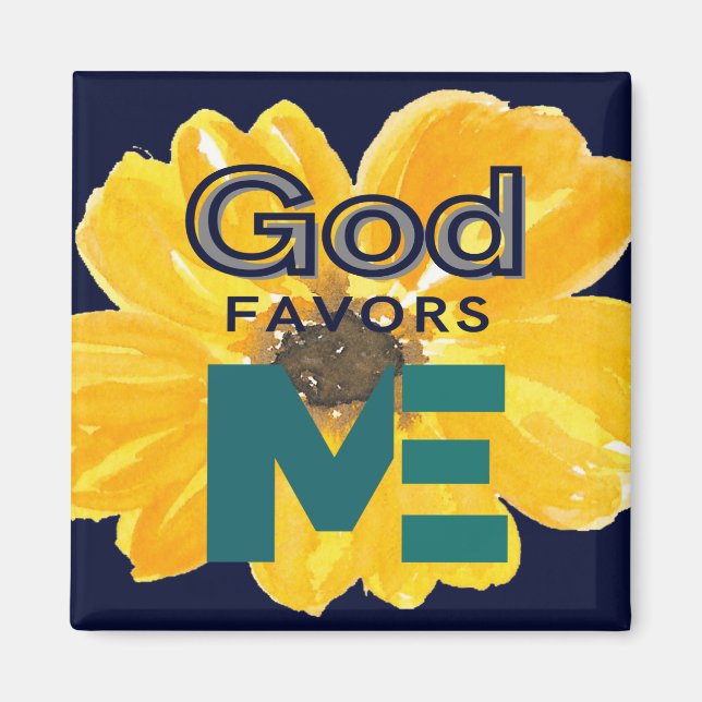 Gud föredrar mig magnet (Framsidan)