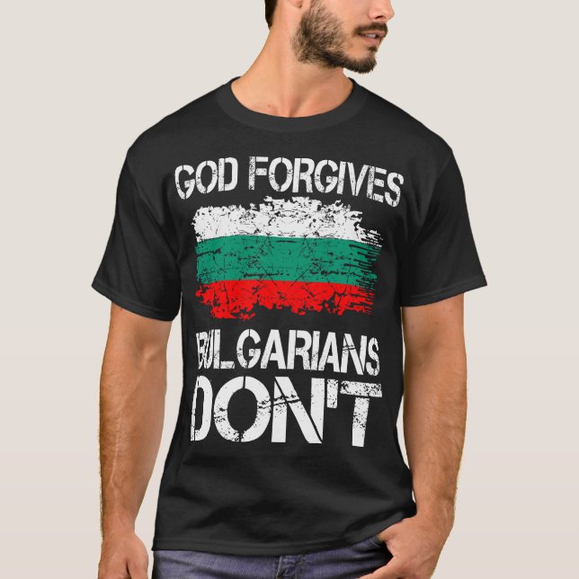 Gud förser bulgarer med gåvor t shirt (Framsida)