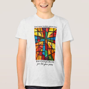 Gud förvandlar Brken Delar till mästerverk Ge Him T Shirt