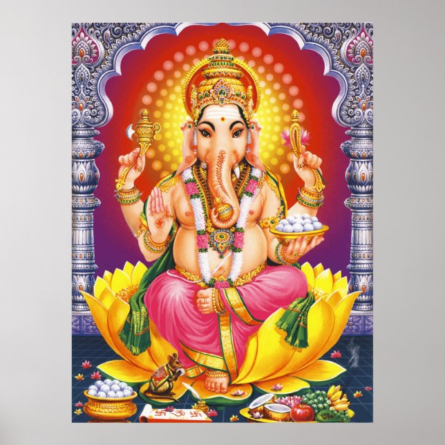 Gud Ganesha Poster (Framsidan)